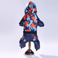 HKM-9562173 Camouflage Hooded Pet Clothing for Autumn and Winter - Available in Multiple Sizes