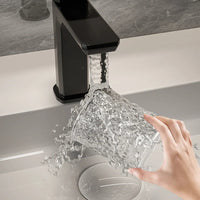 HKM-956243 Eco-Friendly Transparent Wall Hanging Toothbrush and Cosmetic Cup Holder for Bathroom