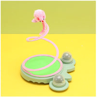 HKM-9563709 Spring Coil Cat Toy for Self-Entertainment - Plush Mouse & Sisal Ball Styles