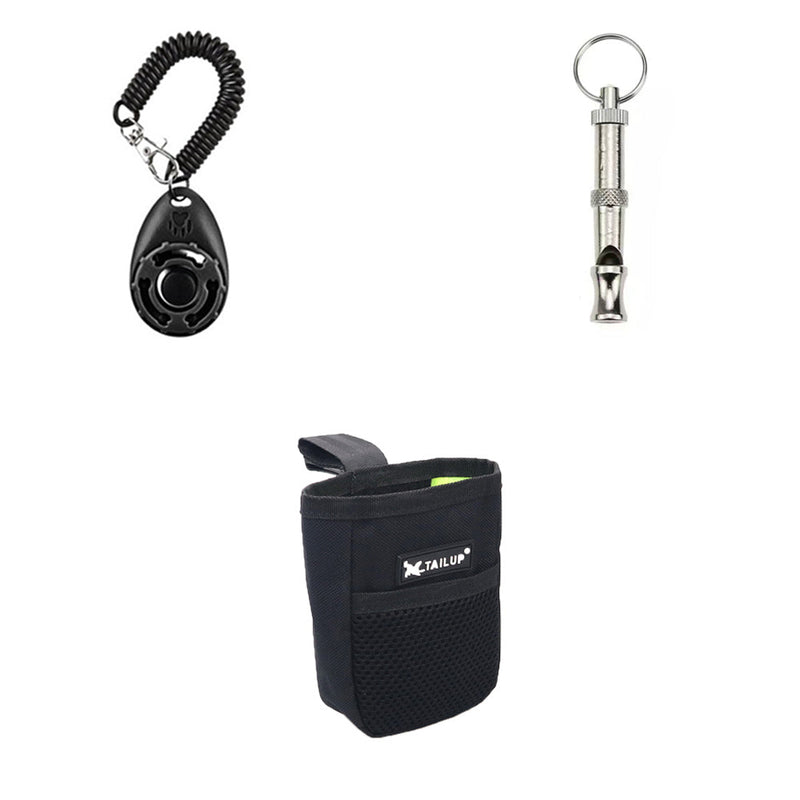 HKM-9564349 Interactive Dog Training Accessories Set with Clicker, Whistle, Frisbees, and Balls
