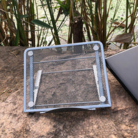 HKM-956499 Adjustable Foldable Laptop Stand with Non-Slip Pads - Iron Construction for Stability and Easy Storage