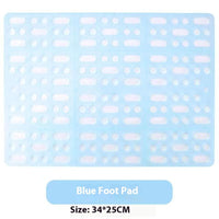 HKM-9565373 Pet-Friendly Easy-to-Clean Plastic Gridding Mat in Blue, Pink, and White