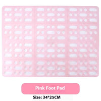 HKM-9565373 Pet-Friendly Easy-to-Clean Plastic Gridding Mat in Blue, Pink, and White
