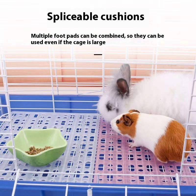 HKM-9565373 Pet-Friendly Easy-to-Clean Plastic Gridding Mat in Blue, Pink, and White