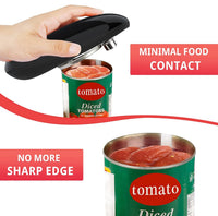 HKM-956563 One Touch Automatic Electric Can and Jar Opener - Hands-Free Kitchen Gadget