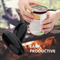 HKM-956563 One Touch Automatic Electric Can and Jar Opener - Hands-Free Kitchen Gadget