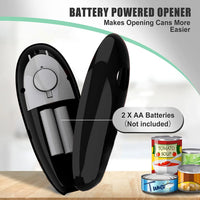 HKM-956563 One Touch Automatic Electric Can and Jar Opener - Hands-Free Kitchen Gadget