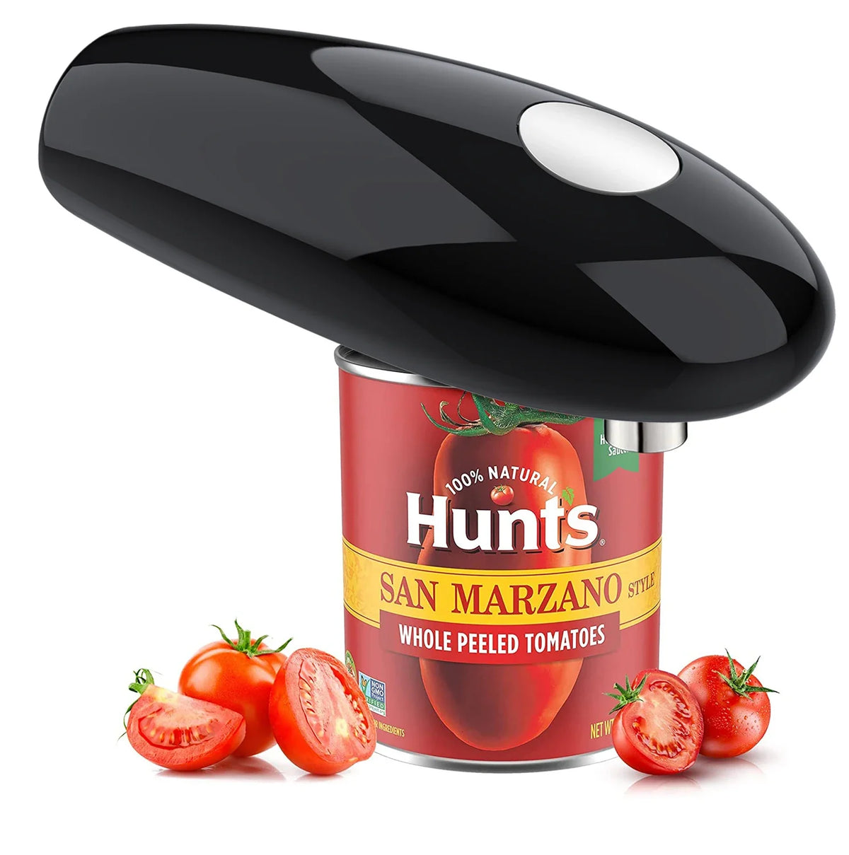 HKM-956563 One Touch Automatic Electric Can and Jar Opener - Hands-Free Kitchen Gadget