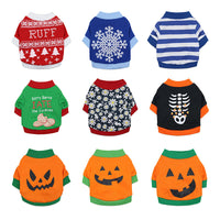 HKM-9565885 Pet Cotton Wool T-Shirt with Fun Prints for Dogs and Cats