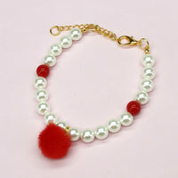 HKM-9566141 Charming Pet Necklace Collection with Bells and Pearl Accents for Cats - Multiple Colors and Designs Available