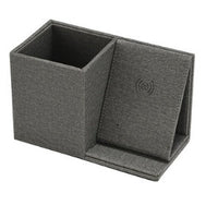HKM-956691 Multifunctional Wireless Charging Pen Holder - Desk Organizer & Storage Box in Gray, Blue, and Black