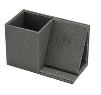 HKM-956691 Multifunctional Wireless Charging Pen Holder - Desk Organizer & Storage Box in Gray, Blue, and Black