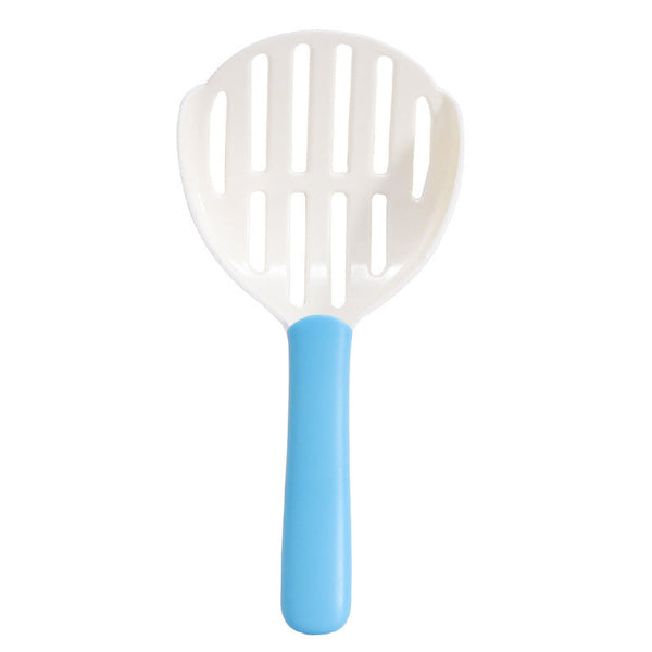 HKM-9567293 Tofu Cat Litter Scoop - Two-Color ABS Plastic Cat Poop Scoop for Easy Pet Cleaning