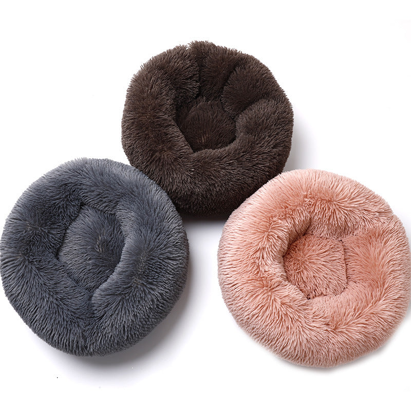 HKM-9567549 Removable and Washable Plush Crystal Velvet Cat Litter Cushion - Warm for Autumn and Winter