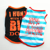 HKM-9567677 Lightweight Cotton Dog Vest for Summer Comfort, Casual Style, Multiple Sizes Available