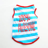 HKM-9567677 Lightweight Cotton Dog Vest for Summer Comfort, Casual Style, Multiple Sizes Available