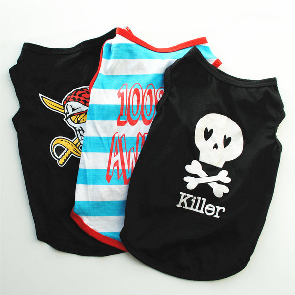 HKM-9567677 Lightweight Cotton Dog Vest for Summer Comfort, Casual Style, Multiple Sizes Available