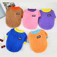 HKM-9567933 Winter Warm Two-Legged Sweatshirt for Small Dogs, Casual Cotton, Bichon & Pomeranian Styles Available