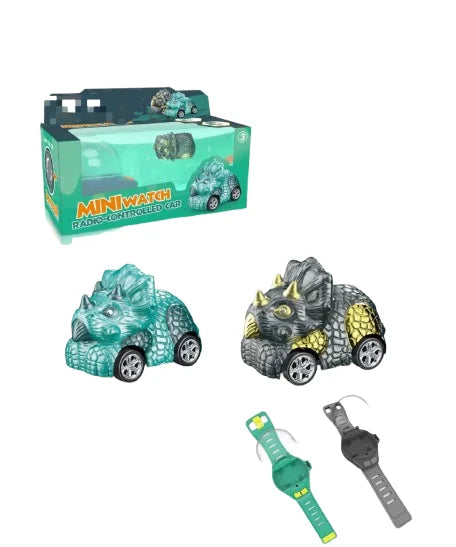 HKM-956819 Alloy Off-Road Remote Control Watch Car - Electric Mini Vehicle for Kids, USB Rechargeable, Indoor/Outdoor Use