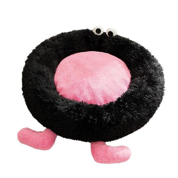 HKM-956819 Cozy Thickened Plush Dog and Cat Bed for Autumn and Winter - Warm Kennel Sleeping Mat