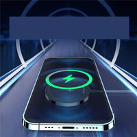 HKM-956883 15W Magnetic Wireless Charger - Fast Charging, ABS Material, Compatible with Various Devices