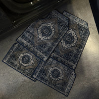 HKM-956883 Bohemian Retro Ethnic Style Stain-Resistant and Wear-Resistant Car Foot Mat - Multiple Colors Available