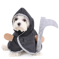 HKM-9569853 Black Cat Dress Up Cloak for Pets - Polyester Casual Style Apparel