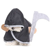 HKM-9569853 Black Cat Dress Up Cloak for Pets - Polyester Casual Style Apparel