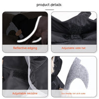 HKM-9569853 Black Cat Dress Up Cloak for Pets - Polyester Casual Style Apparel