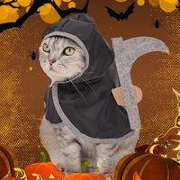 HKM-9569853 Black Cat Dress Up Cloak for Pets - Polyester Casual Style Apparel