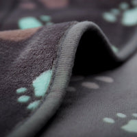 HKM-9570109 Thick Flannel Pet Blanket for Dogs and Cats, Multiple Sizes Available