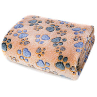 HKM-9570109 Thick Flannel Pet Blanket for Dogs and Cats, Multiple Sizes Available