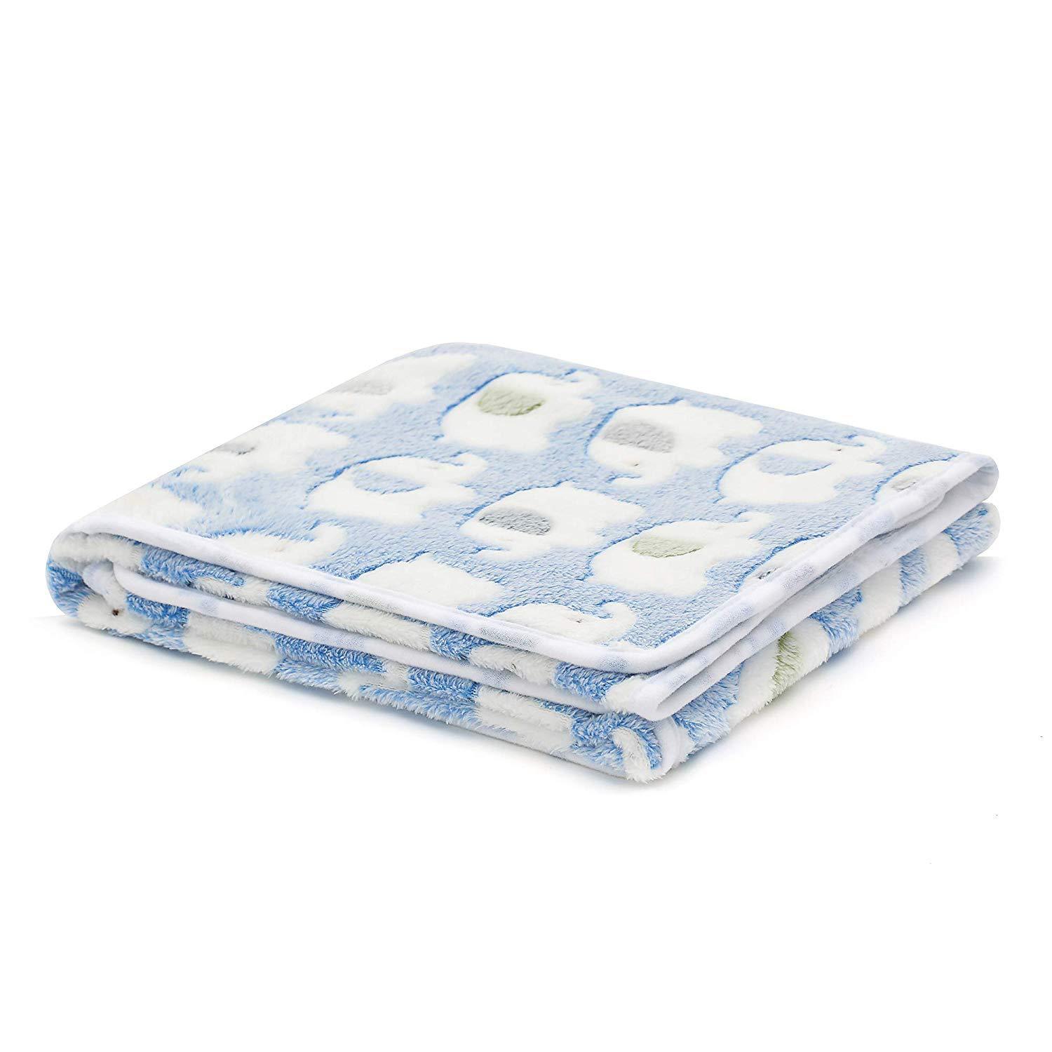 HKM-9570109 Thick Flannel Pet Blanket for Dogs and Cats, Multiple Sizes Available