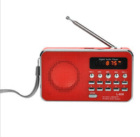 HKM-957011 Compact MP3 Player with FM Radio and USB Support - Ideal for Seniors - Available in White, Pink, Red, and Blue