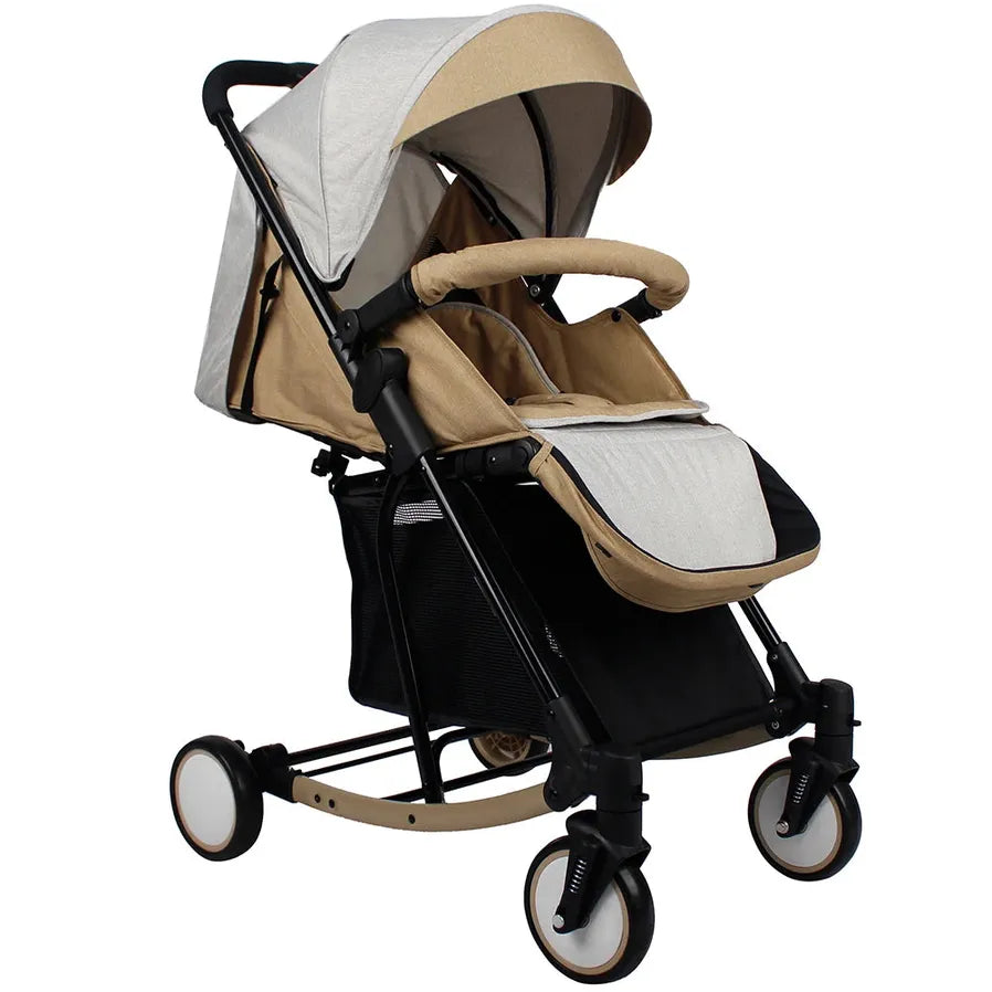 HKM-957011 Foldable Multifunctional Baby Swing Stroller with Rocking Feature for Travel and Outdoor Use