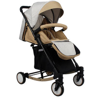 HKM-957011 Foldable Multifunctional Baby Swing Stroller with Rocking Feature for Travel and Outdoor Use