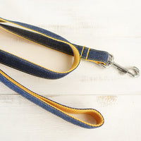 HKM-9571261 Pet Cowboy Collar in Blue and Yellow, Made of Durable Polyester - Available in XS, S, M, L, XL Sizes