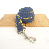 HKM-9571261 Pet Cowboy Collar in Blue and Yellow, Made of Durable Polyester - Available in XS, S, M, L, XL Sizes