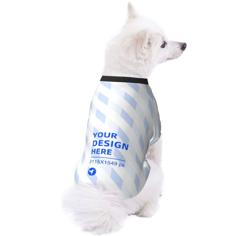 HKM-9571645 Cozy Breathable Pullover Sweater for Small Pets - Soft Polyester with Cute Design