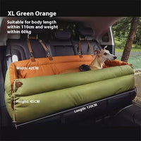 HKM-9572925 Spacious XXL Removable & Washable Pet Sofa for Dogs in Orange, Light Gray, and Blue
