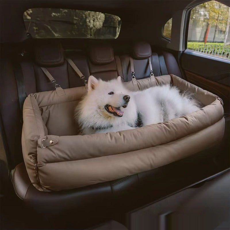 HKM-9572925 Spacious XXL Removable & Washable Pet Sofa for Dogs in Orange, Light Gray, and Blue