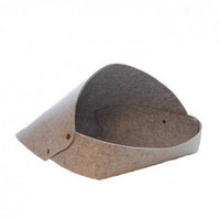 HKM-9573309 Detachable Lock Felt Socket in Navy Blue, Coral Gray, and Beige Camel, Size 50*48*33CM