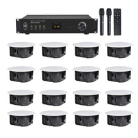 HKM-957331 4 Zone PA Matrix Audio Mixer Amplifier for Public Address Systems