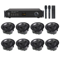 HKM-957331 4 Zone PA Matrix Audio Mixer Amplifier for Public Address Systems