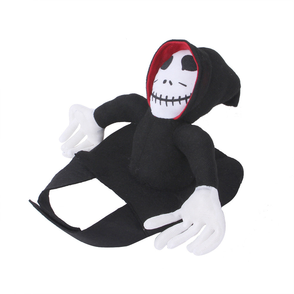 HKM-9573437 Pet Halloween Costume - Spider Pumpkin Vest for Dogs and Cats - Comfortable and Easy to Wear for Halloween Parties