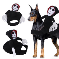 HKM-9573437 Pet Halloween Costume - Spider Pumpkin Vest for Dogs and Cats - Comfortable and Easy to Wear for Halloween Parties
