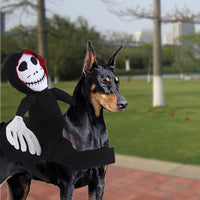 HKM-9573437 Pet Halloween Costume - Spider Pumpkin Vest for Dogs and Cats - Comfortable and Easy to Wear for Halloween Parties