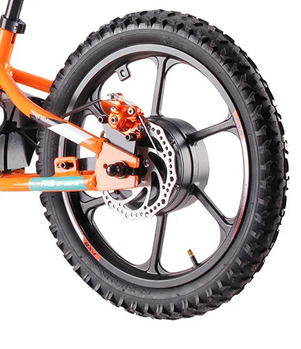 HKM-957395 16-Inch Lithium Battery Electric Kids Bike with No Pedal, Aluminum Alloy Frame, 250W Motor, Disc/Drum Brake System, 50 kg Load Capacity