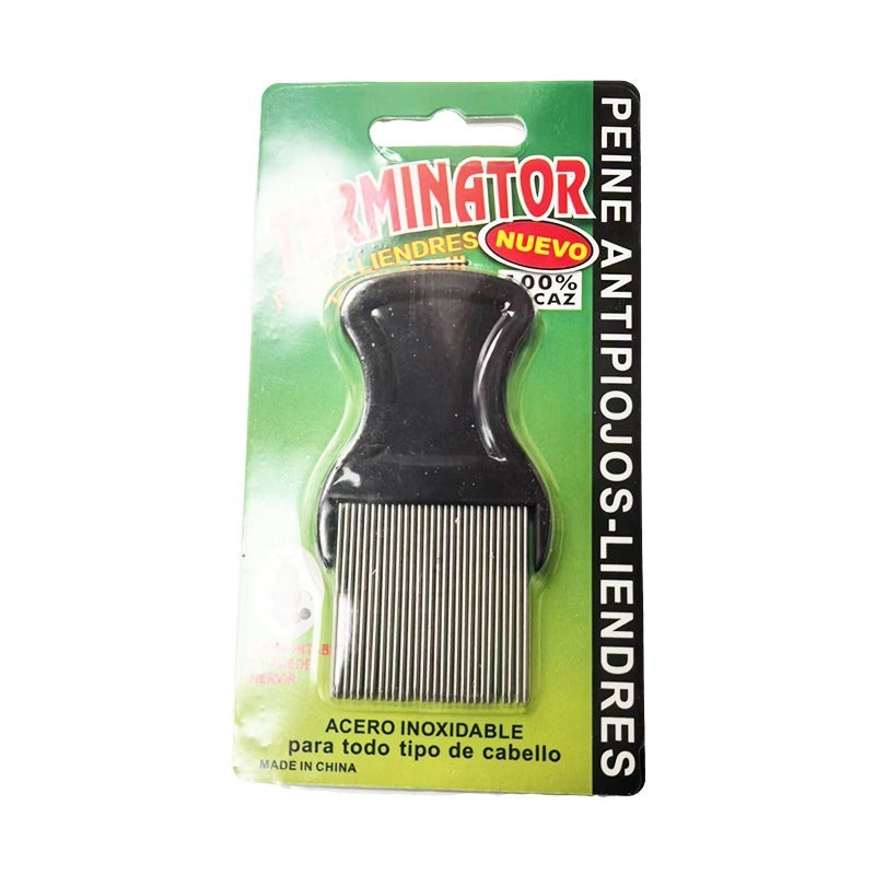 HKM-9574845 Flea Removal Comb for Dogs ¨C Metal & Plastic Design with Comfortable Grip