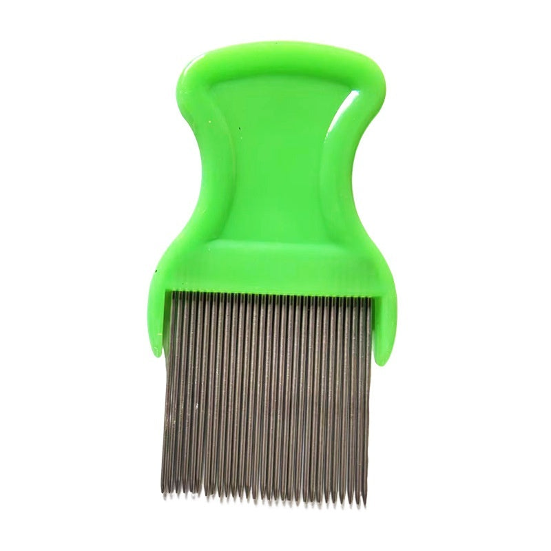 HKM-9574845 Flea Removal Comb for Dogs ¨C Metal & Plastic Design with Comfortable Grip